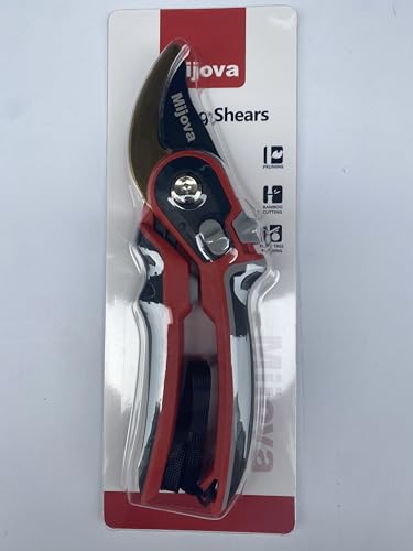 Garden Shears, Secateurs for Gardening Heavy Duty with High Carbon Steel Blades, Best Garden Pruner Scissors, Professional Gardening Hand Tools, Pruning Shears for Plants, Hedges and Flowers