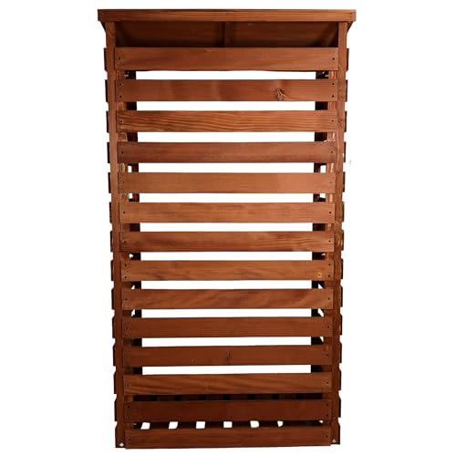 Samuel ALEXANDER 157cm x 88cm Large Wooden Outdoor Garden Patio Log Store Shed