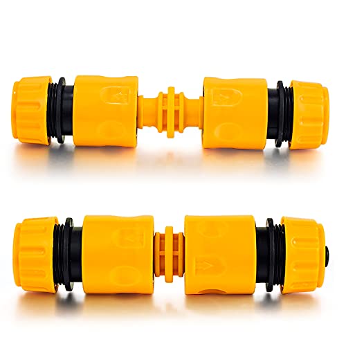 6 Pcs Double Male Hose Connectors, Double Male Hose End Connector Hose Pipe Connectors for Garden