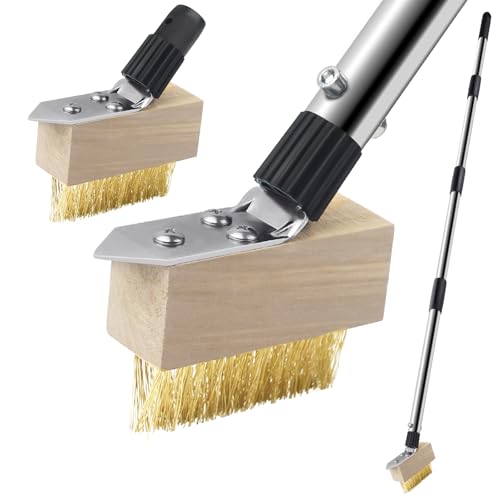Long Handle Patio Weed & Moss Remover Brush