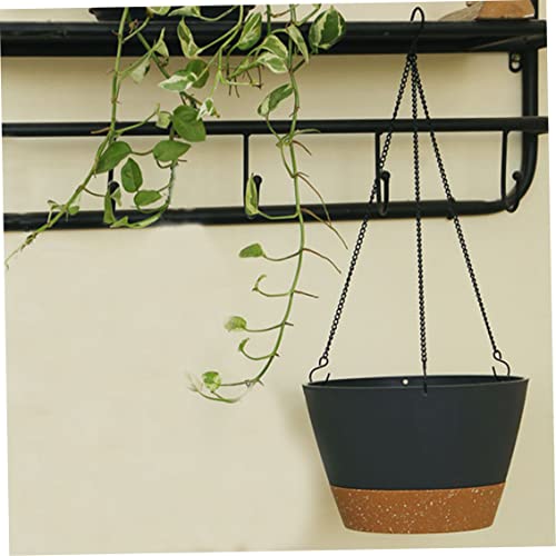 XJKLBYQ Hanging Planters,2Pcs Self Watering Hanging Pots,Indoor Outdoor Hanging Baskets,Plastic Hanging Flower Pot for Home Garden Decor
