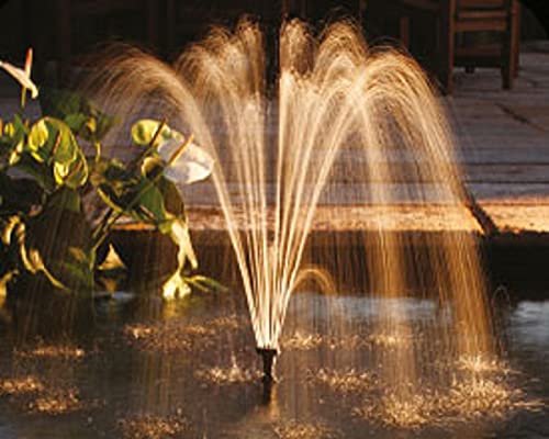 Blagdon Minipond Pond Pump 700 (to Run Fountains for Small Ponds up to 1500 Litre), 3 Fountain Heads, Black