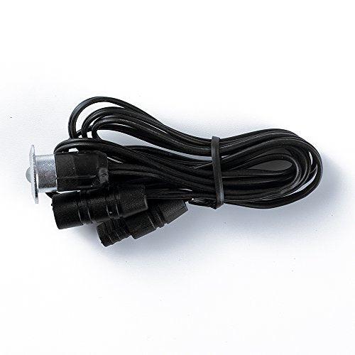 MiniSun | 15mm White LED Round Decking/Kitchen Plinth Lights Kit | Outdoor Lightning, Home Décor & Improvement Essential | Pack of 10