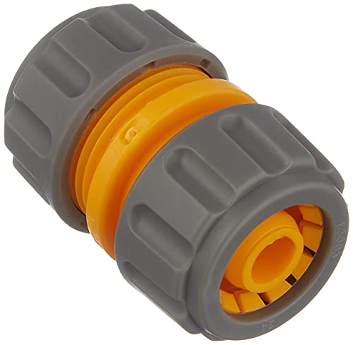 HOZELOCK - Hose Repair Connector ø 12.5mm - 15mm (1/2"- 5/8"): Repair your Hose Permanently, Easily, Quickly and Without Tools [2100A6002], Grey