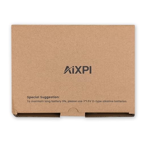 AIXPI Battery Powered Outdoor Security Lights, 240 LED Motion Sensor PIR, IP65 Waterproof Wireless Flood Lights for Garden Yard, Porch, Garage, 1 Pack