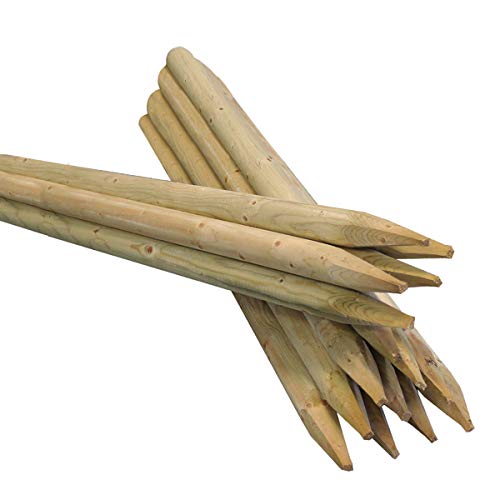 Suregreen Round Fence Posts 1.2m x 40mm | 10 Pack
