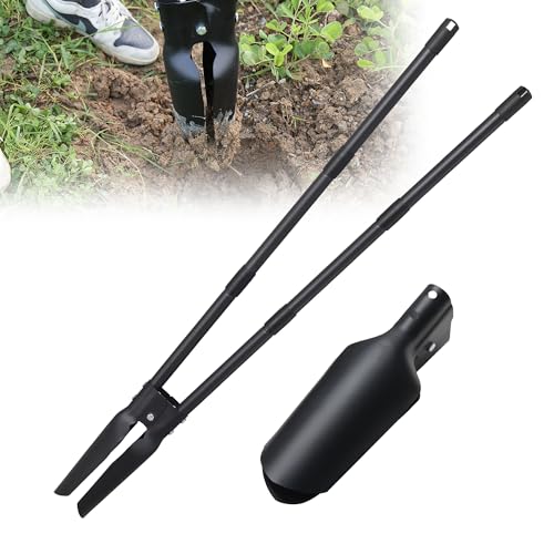 OLLIDOT Post Hole Digger with 139cm Long Handle