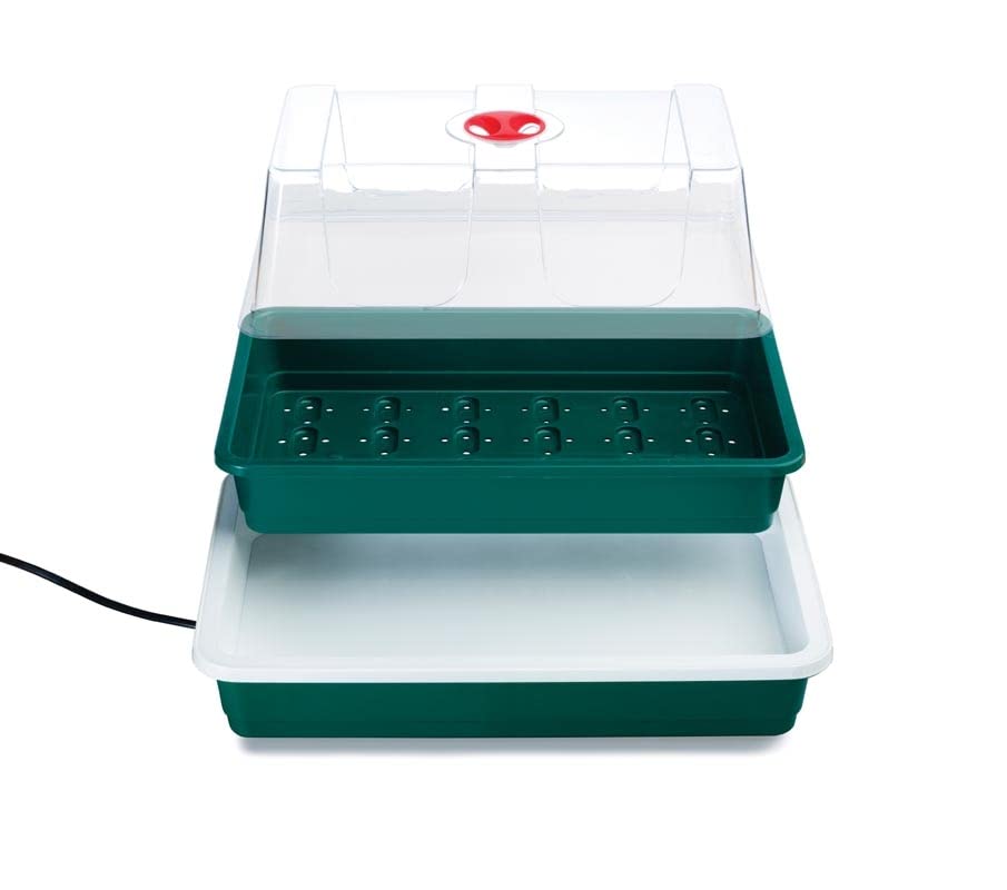 Muddy Hands Large Electric Heated Propagator Windowsill Plant Seed Tray