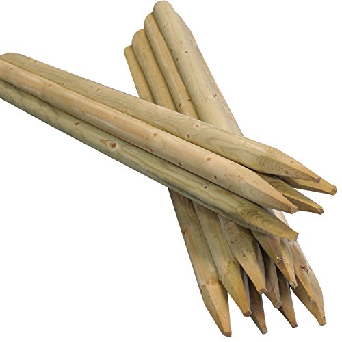 Suregreen Round Fence Posts 1.8m x 60mm | 10 Pack