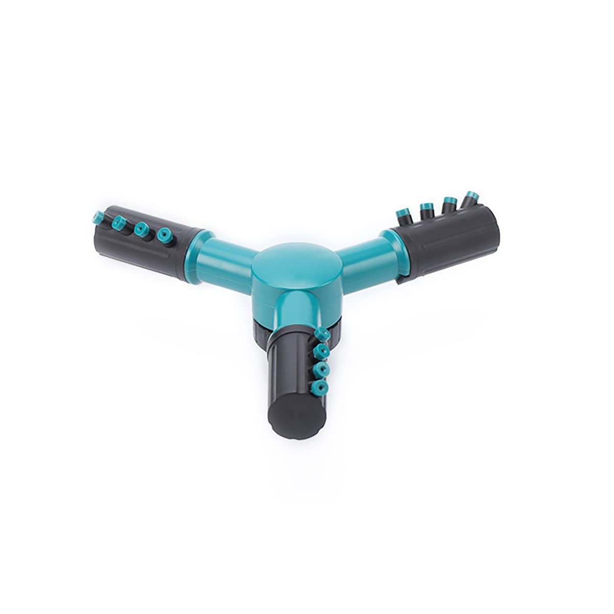 LINZI Garden Sprinkler Automatic Lawn Water Sprinkler 360 Degree 3 Arms Rotating Sprinkler System for Grass Plants Flowers Veggies Watering (Budget)