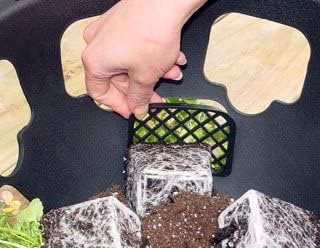 Trendi® Easy Filling Hanging Baskets/Planters Black 15"/ Indoor Outdoor Garden Porch Decoration With Chain 46cm (6)