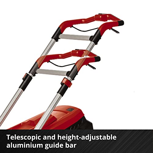 Einhell Power X-Change RASARRO 36/38 Cordless Lawnmower With Battery (x2) And Twin-Charger - 36V, Brushless Motor, 38cm Cutting Width, 45L Grass Box, 6 Cut Heights, Mulching - Battery Lawn Mower