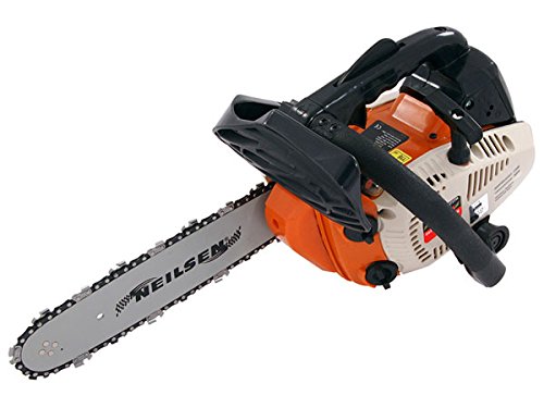 Neilsen Chainsaw Petrol Single-Hand Saw Blade Length 30.5 cm 12 Inch Automatic Chain Lubrication Chainsaw Chainsaw 25.4 ccm