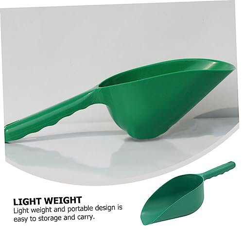 CAXUSD Dirt Spoon Plant Clips Garden Scoop Trowel Mulch Soil Scoop Brush Gardening Handle Garden Puller Tool Shovels Succulent Soil Indoor Planting Dirt Scoop Green Plastic