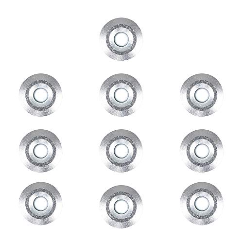 MiniSun | 15mm White LED Round Decking/Kitchen Plinth Lights Kit | Outdoor Lightning, Home Décor & Improvement Essential | Pack of 10