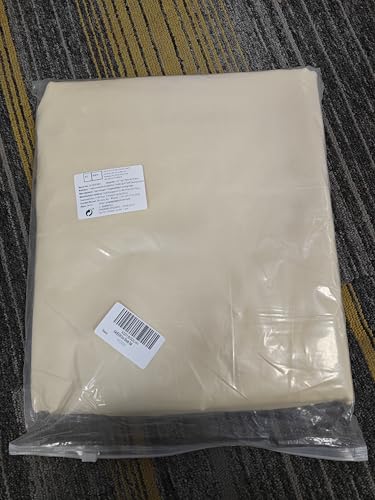 KAHEIGN Sun Shade Sail, 2.5m x 3m Waterproof 98% UV Block Sun Shade Canvas 120gsm Sunscreen Awning Canopy for Outdoor Garden Patio Yard Party (Cream)