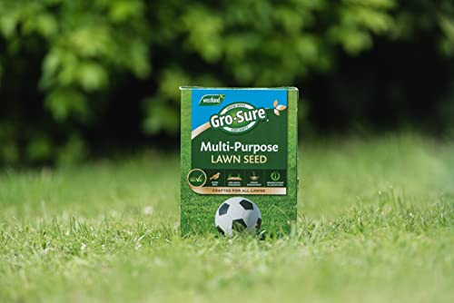 Gro-Sure Multi-Purpose Grass Lawn Seed, 50 m2, 1.5 kg