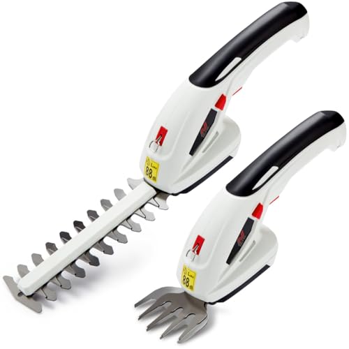 NETTA 2-in-1 Cordless Hedge Trimmer & Grass Shear 7.2V