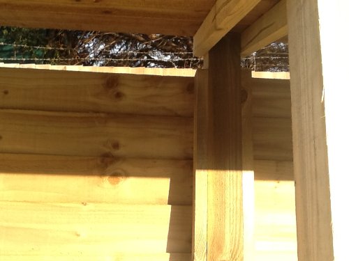 The Garden Supplies Centre Large Log Store, Pressure Treated