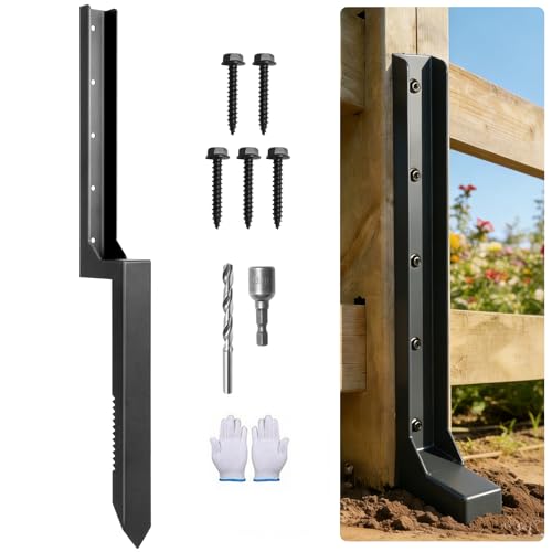 Heavy Duty Fence Post Repair Stake – 33.5in Steel