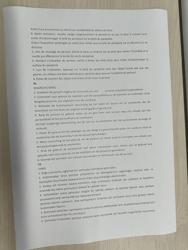 LIFERUN 2 X 2M Parasol, Market Umbrella, Round Garden Umbrella, 8 Steel Braces, Base Not Included, Patio Umbrella, Sun Protection UV 50- for Garden, Balcony and Patio, Grey