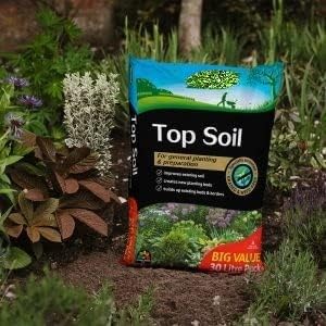 Indigo Garden Top Soil, 30 Litres, Peat Free Perfect for Lawn and gardens