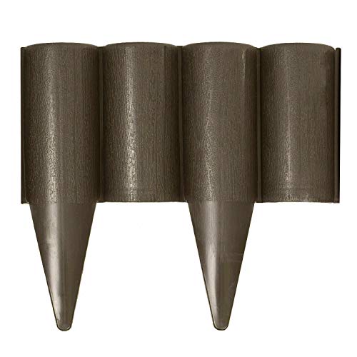 Brown Palisade Lawn Edging Border – 2.5m