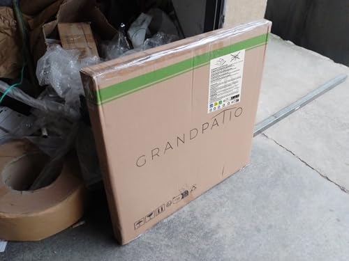 Grand patio Coffee Table Side Table Round End Table for Outdoor 70CM X 70 CM Lightweight Beside Table for Garden Terrace Living Room Office Outdoor Indoor Balcony -Yellow