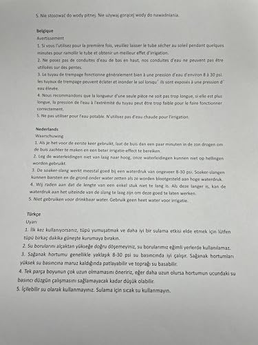 50M Drip Hose Set, Soaker Hose Set, Porous Pipe Leaky Pipe, Garden Hose for Watering, Gardens, Lawn, Patios, Black