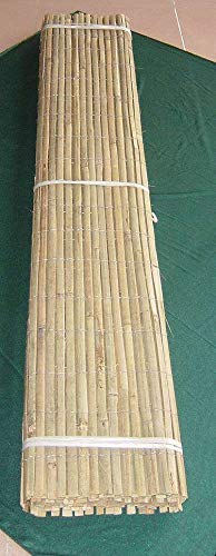Abaseen Natural Bamboo Garden Fence Covering, Outdoor Privacy Slat Screening (1m x 4m)