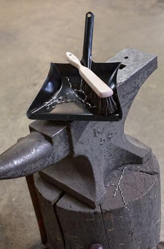 Sleek Style® Metal Coal Hand Shovel for Scooping Coal and Ashes Multipurpose Garden Shovel Black (39 X 19 CM)