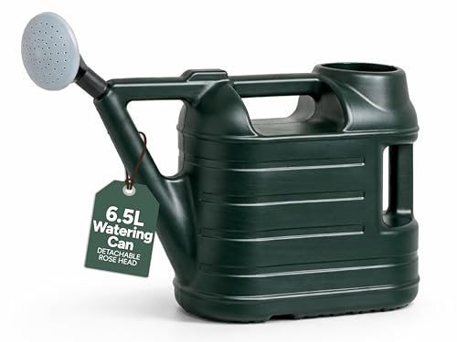 Zuvo 6.5L Outdoor Watering Can with Detachable Rose