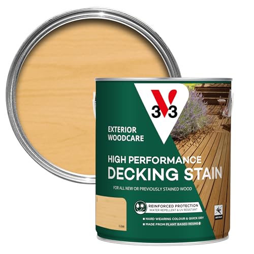 V33 High Performance Clear Decking Stain 2.5L