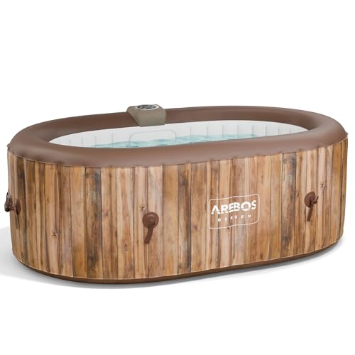 Arebos 2-Person Inflatable Hot Tub with 90 Jets