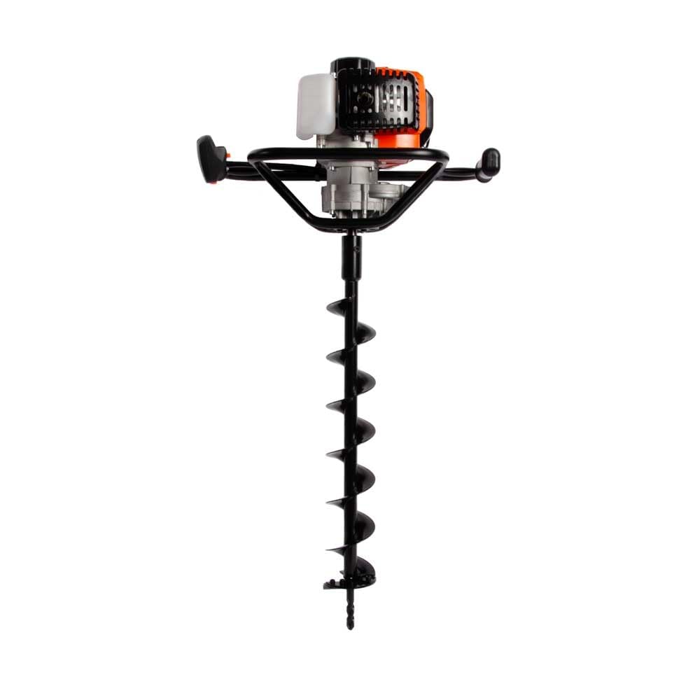 52cc Petrol Earth Auger / Fence Post Hole Borer - 3 Auger Bits - Extension Bit - More