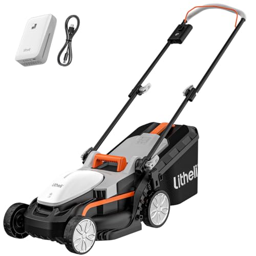 Litheli 20V Cordless Lawn Mower 33cm Cut Width