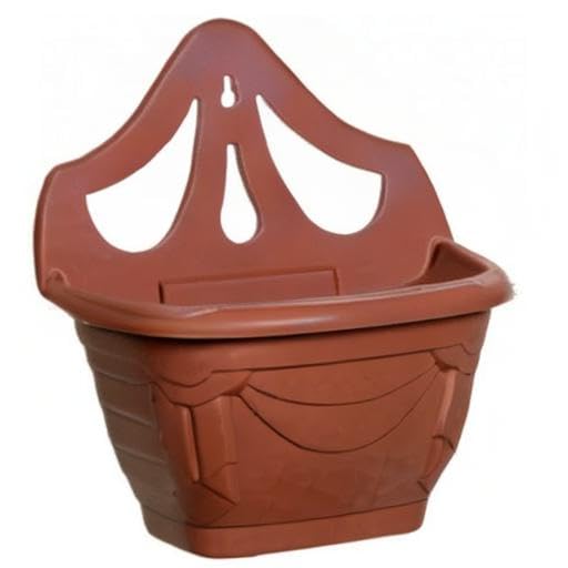Whitefurze G020543 31cm Venetian Wall Planter - Terracotta