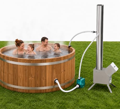 ECOPOOLTECH Wood-Fired Hot Tub & Pool Heater