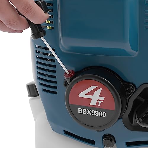 WindWilder 75.6cc Petrol Leaf Blower - 4-Stroke Engine - Tube Length 168cm - 1.9L Fuel Tank - Adjustable Speed - Cordless Blower for Garden, Lawn and