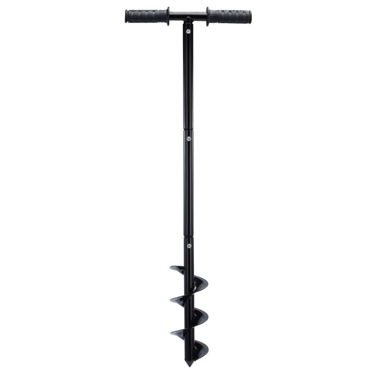 CO-Z 86cm Manual Post Hole Digger, Fence Post Auger for Gardening, Post Hole DiggerTools with 24cm Auger Drill Bit Extension Rods Handle, Post Hole Fence Manual Hand Drill Digger Earth Auger