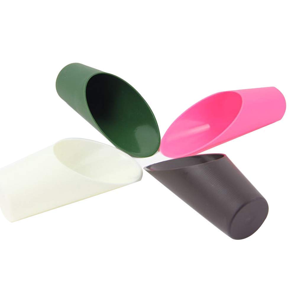 Fliyeong 4Pcs Bonsai Soil Scoops Plastic Gardening Tool Planter Colorful Shovel Scoop Small Gardening Tools Kit Heavy Duty Shovel Utility Set Random Color Stylish and Practical