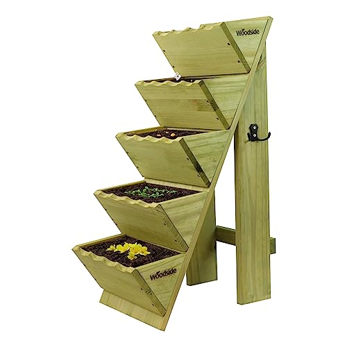Woodside 5 Tier Wooden Garden Herb Planter