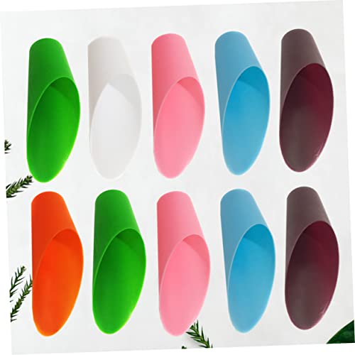 BESPORTBLE Garden Tools Kit 10pcs Small Garden and Trowel Mini Soil Scoop for Mulch Potting Soil Planting Weeding Random Color