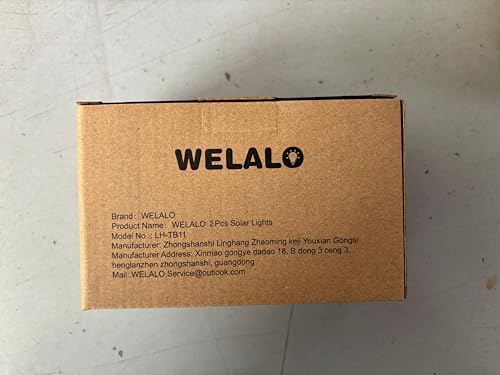 WELALO Solar Security Lights, 188 LED Solar Motion Sensor Lights, IP65 Waterproof Solar Lights Outdoor Garden, 3 Modes PIR Solar Powered Wall Lights for Outside Garden Fence Door Yard (2 Pack)