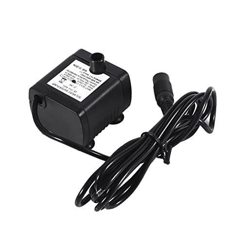 DC 12V Solar Water Pump Small - JT-280 500L/H Aquariums Pumps for Water Feature - Waterproof Amphibious Mini Solar Powered Fountain Pump for Garden Pond Fish Tank Pet Feeder Low Noise