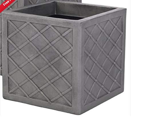 2 x Square Lazio Slate Grey 32