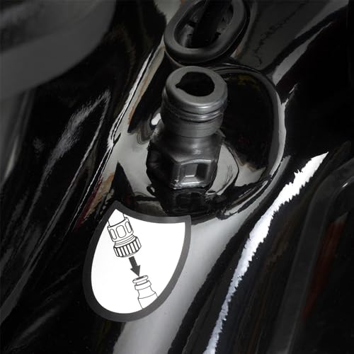 NAX POWER PRODUCTS 1000S self-propelled lawn mower with Briggs & Stratton combustion engine of 125 cm3 capacity, 450E series, mowing width 42 cm 45-litre basket deck cleaning system