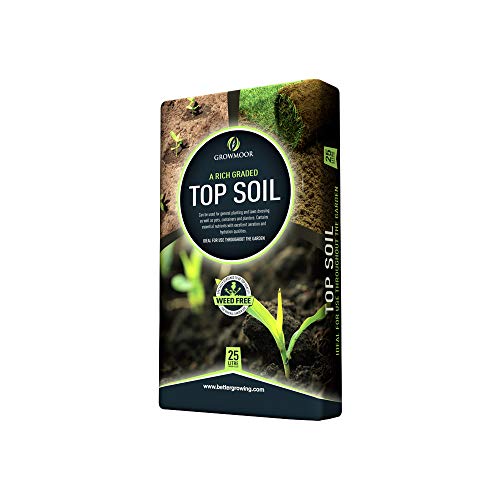 Growmoor Enriched Graded Topsoil 25 Litre