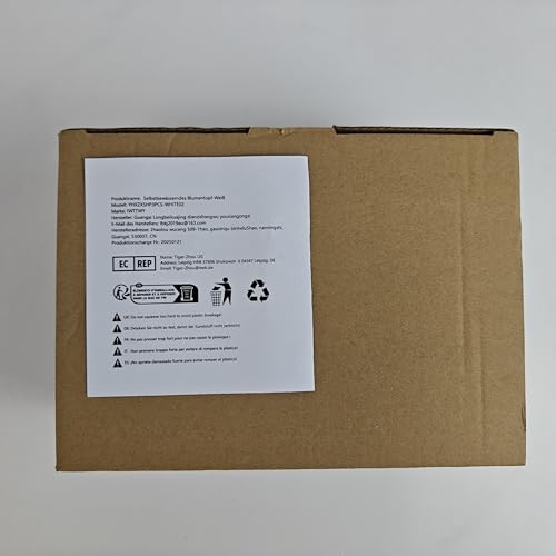 IWTTWY Self Watering Plant Pot Set Pack of 3, 15cm Clear Plastic Flower Pots, Planters for Indoor with Drainage Maintains, Seed Seedling Pots for Orchid, African Violet, Rose, Tulips (White - Clear)