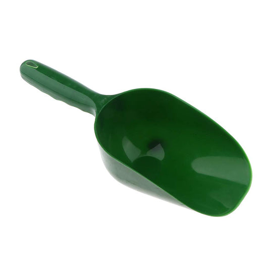 FLAMEER Garden Scoop for Greenhouse Potting Compost Soil Seed Animal Feed, Green, Plastic